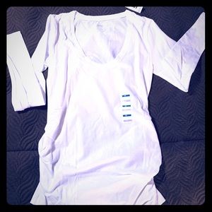 NWT Old Navy L/S Ruched Maternity Tunic